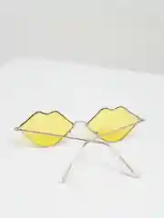 Желтый женские солнцезащитные очки губы