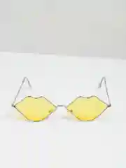 Желтый женские солнцезащитные очки губы