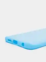 Голубой чехол Xiaomi Redmi Note 9 Pro / Note 9 Pro Max / Note 9S силиконовый цветной матовый