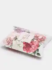 Бордовый коробка подарочная складная, 11 см