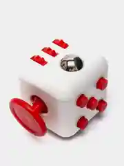 Красный кубик-антистресс "Fidget Cube"