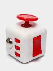 Красный кубик-антистресс "Fidget Cube"