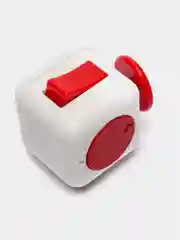 Красный кубик-антистресс "Fidget Cube"