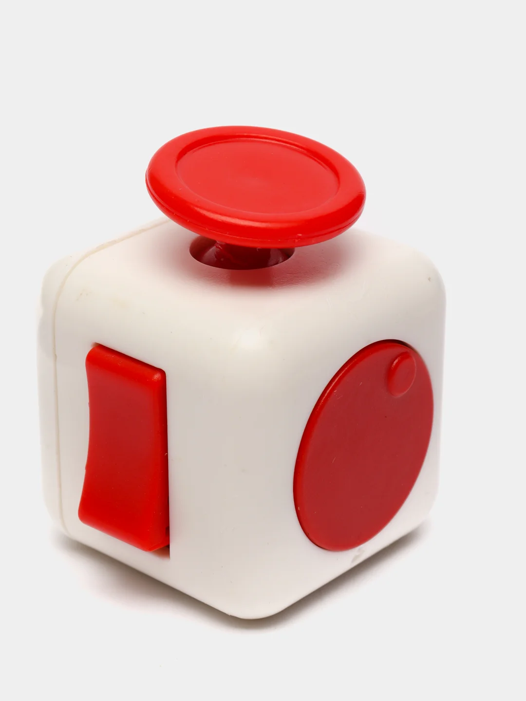 Красный кубик-антистресс "Fidget Cube"