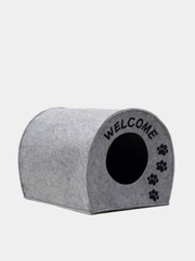 Домик для животных "Будка WELCOME", из войлока, 33 х 33 х 45 см