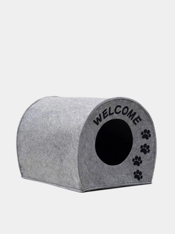 Домик для животных "Будка WELCOME", из войлока, 33 х 33 х 45 см