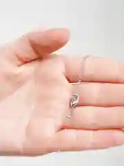 Прозрачный подвеска на леске, циркон