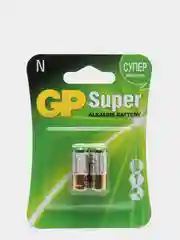 Батарейки GP Super LR1 (N, MN9100) 2 шт, алкалиновые