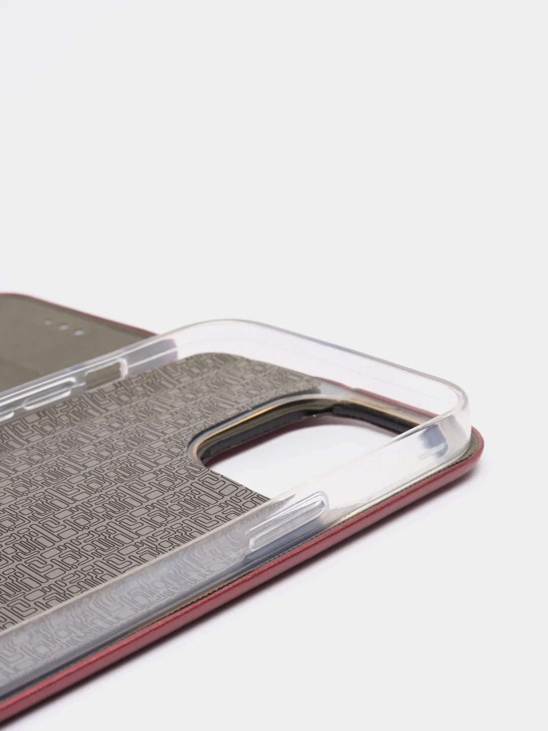 Бордовый чехол-книжка iPhone 13 Pro 6.1