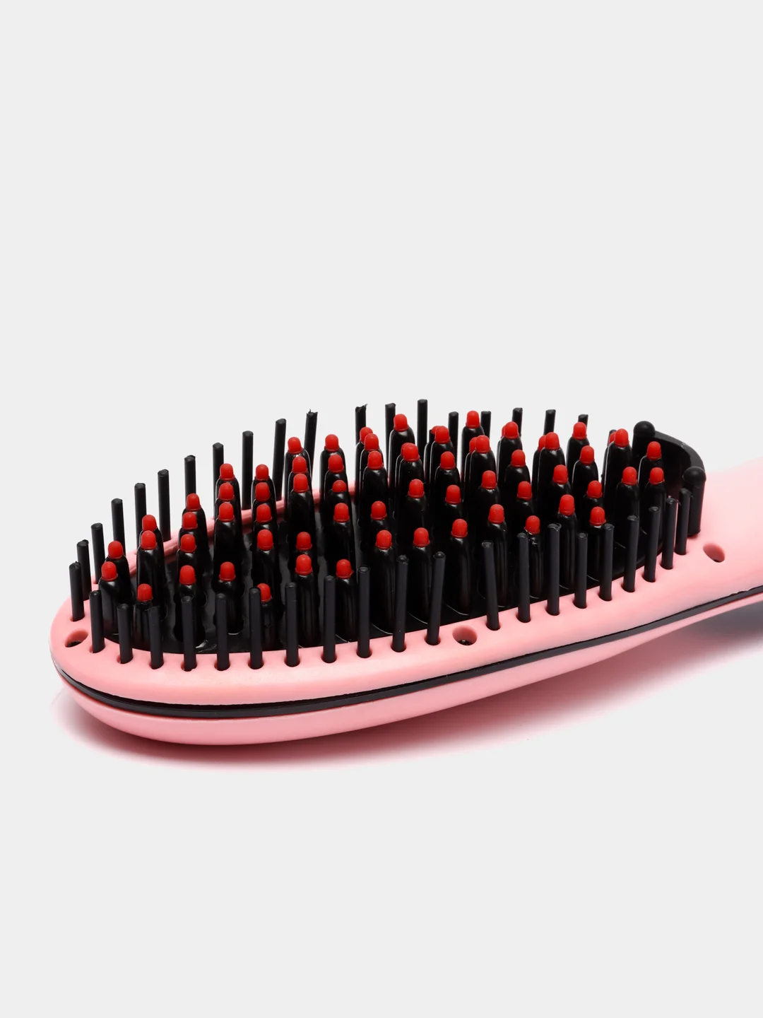 Расческа выпрямитель волос с ионизацией Hair розовый