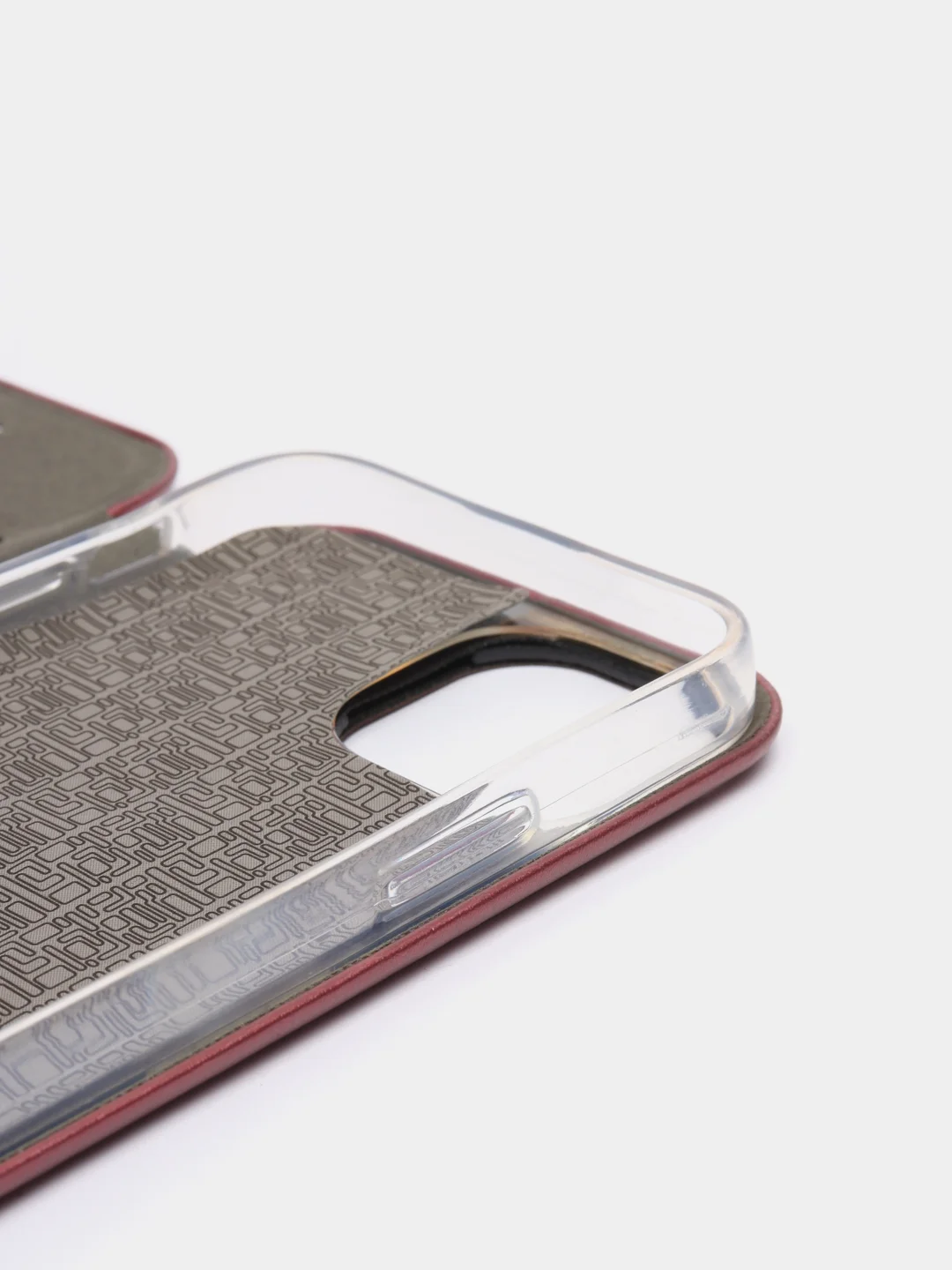 Бордовый чехол-книжка IPhone 13 Mini