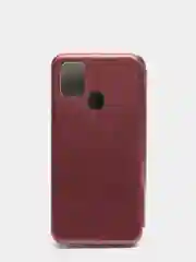Бордовый чехол книжка Samsung A21S