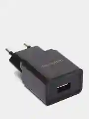 Черный сетевое зарядное устройство для micro-USB, 1USB, 1A, Borofone BA19A, компактная зарядка