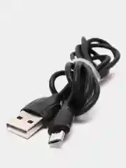 Черный сетевое зарядное устройство для micro-USB, 1USB, 1A, Borofone BA19A, компактная зарядка