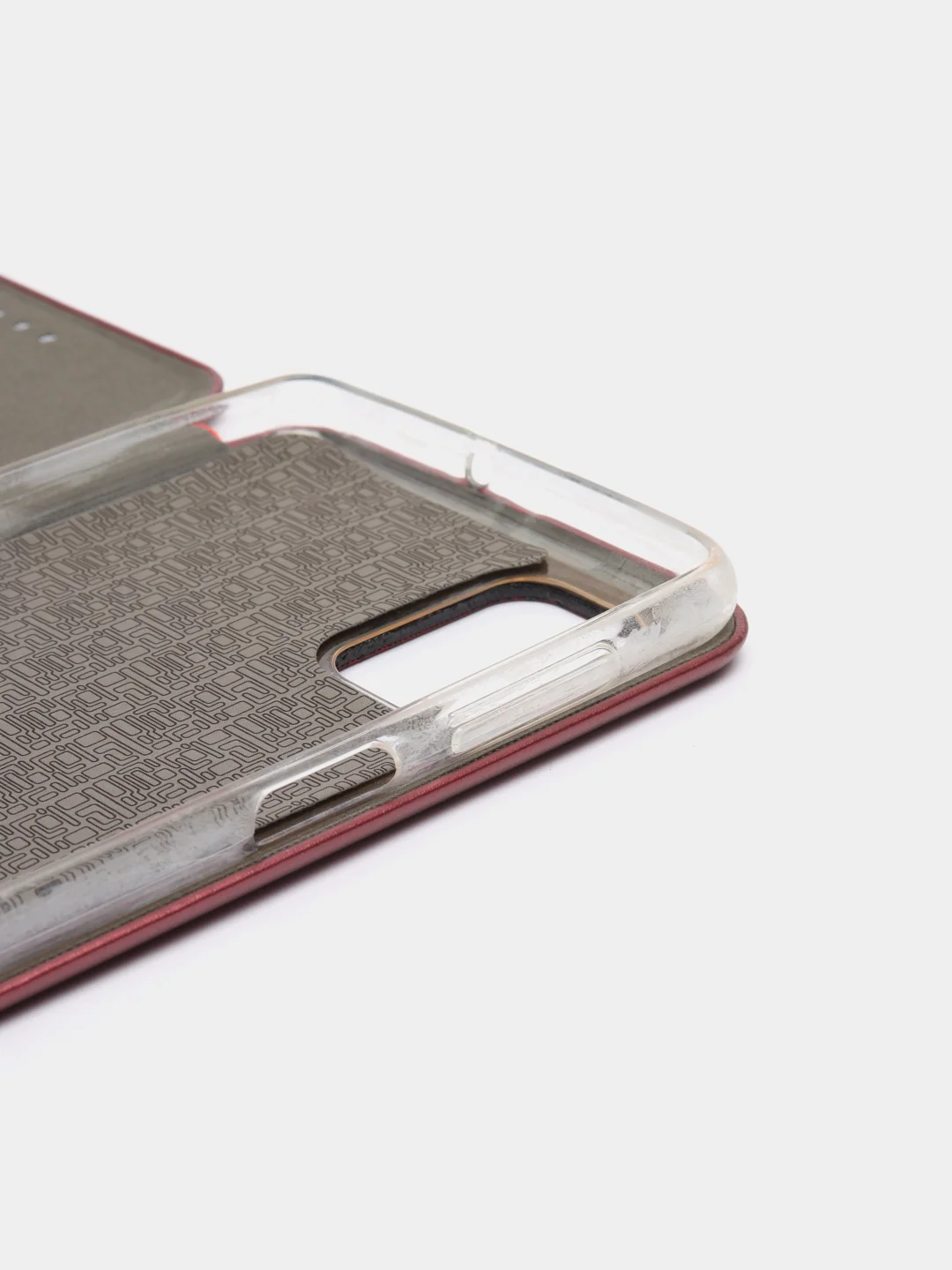 Бордовый чехол-книжка Samsung M51