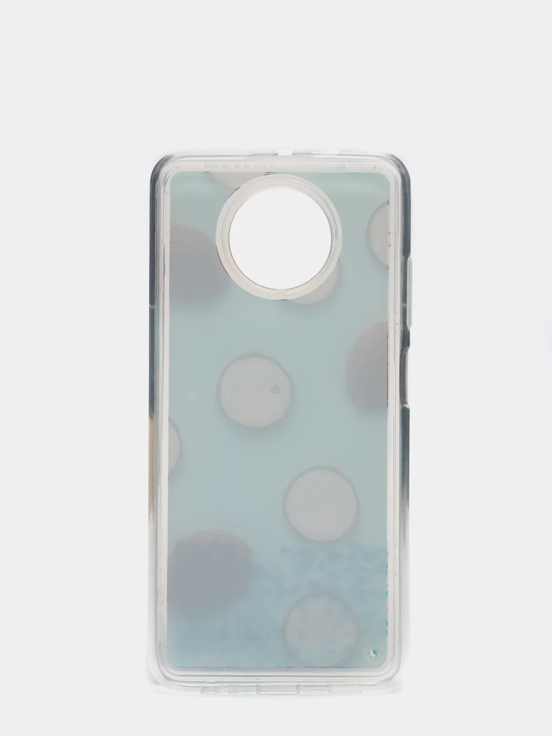 Бирюзовый чехол переливашка Xiaomi Note 9T
