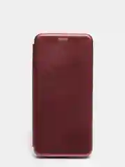 Бордовый чехол-книжка Realme C11 2021 / Realme C20