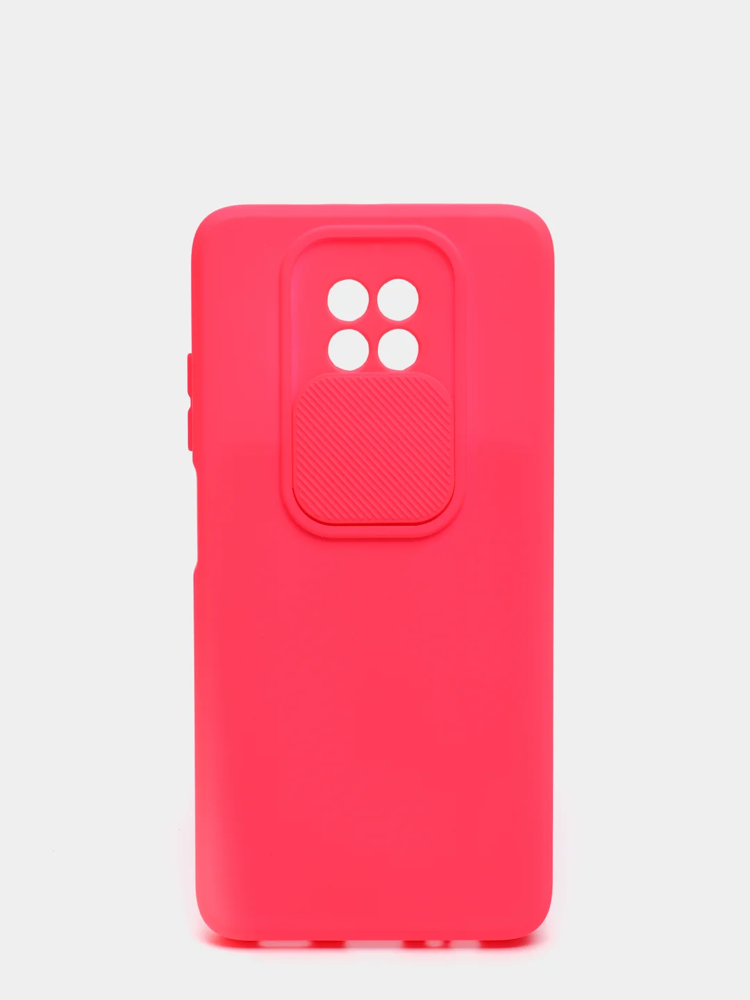 Фуксия чехол Xiaomi Redmi Note 9T, с бархатом внутри и раздвижным окном