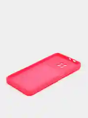 Фуксия чехол Xiaomi Redmi Note 9T, с бархатом внутри и раздвижным окном