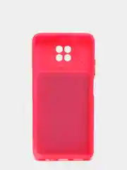 Фуксия чехол Xiaomi Redmi Note 9T, с бархатом внутри и раздвижным окном