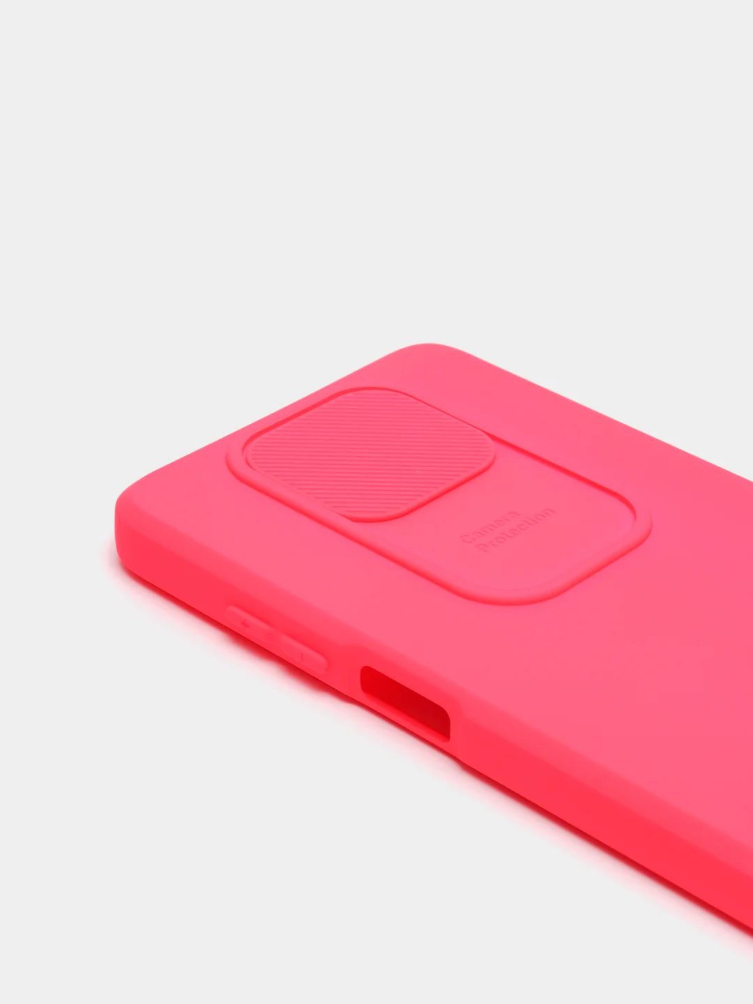 Фуксия чехол Xiaomi Redmi Note 9T, с бархатом внутри и раздвижным окном