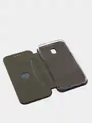 Черный чехол-книжка на Samsung Galaxy J3 2017 (J330), Самсунг Галакси Джи3 2017 (Джи330)