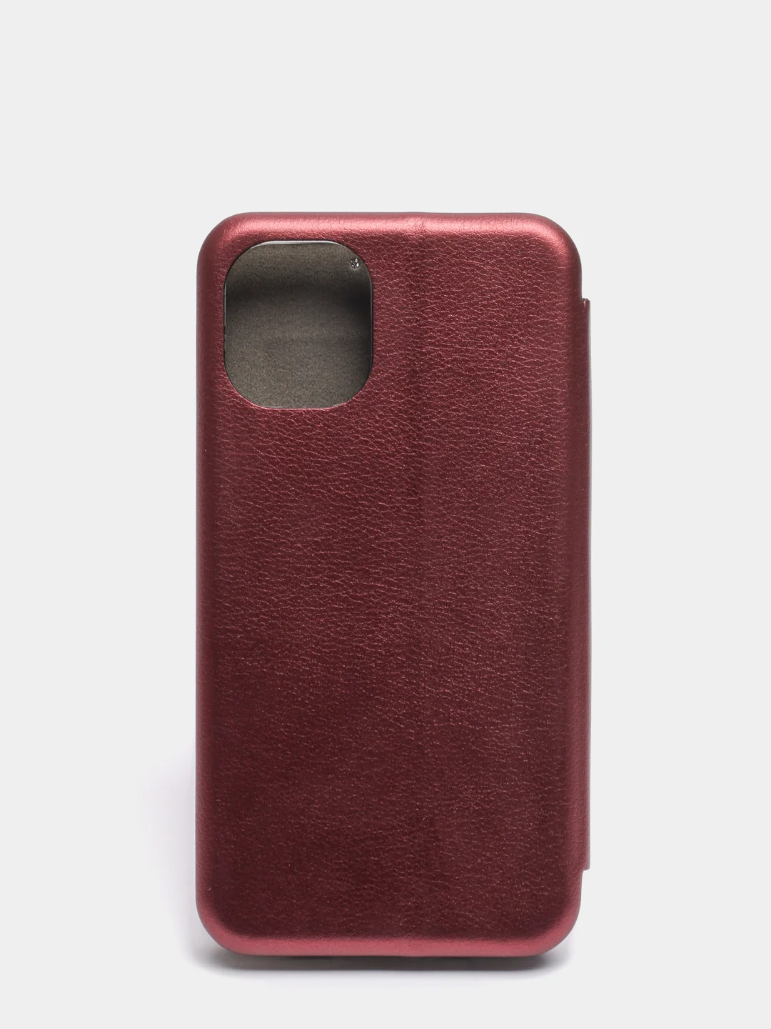 Бордовый чехол-книжка iPhone 12 Mini