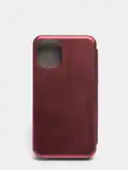 Бордовый чехол-книжка iPhone 12 Mini