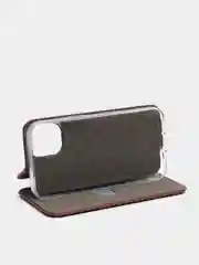 Бордовый чехол-книжка iPhone 12 Mini