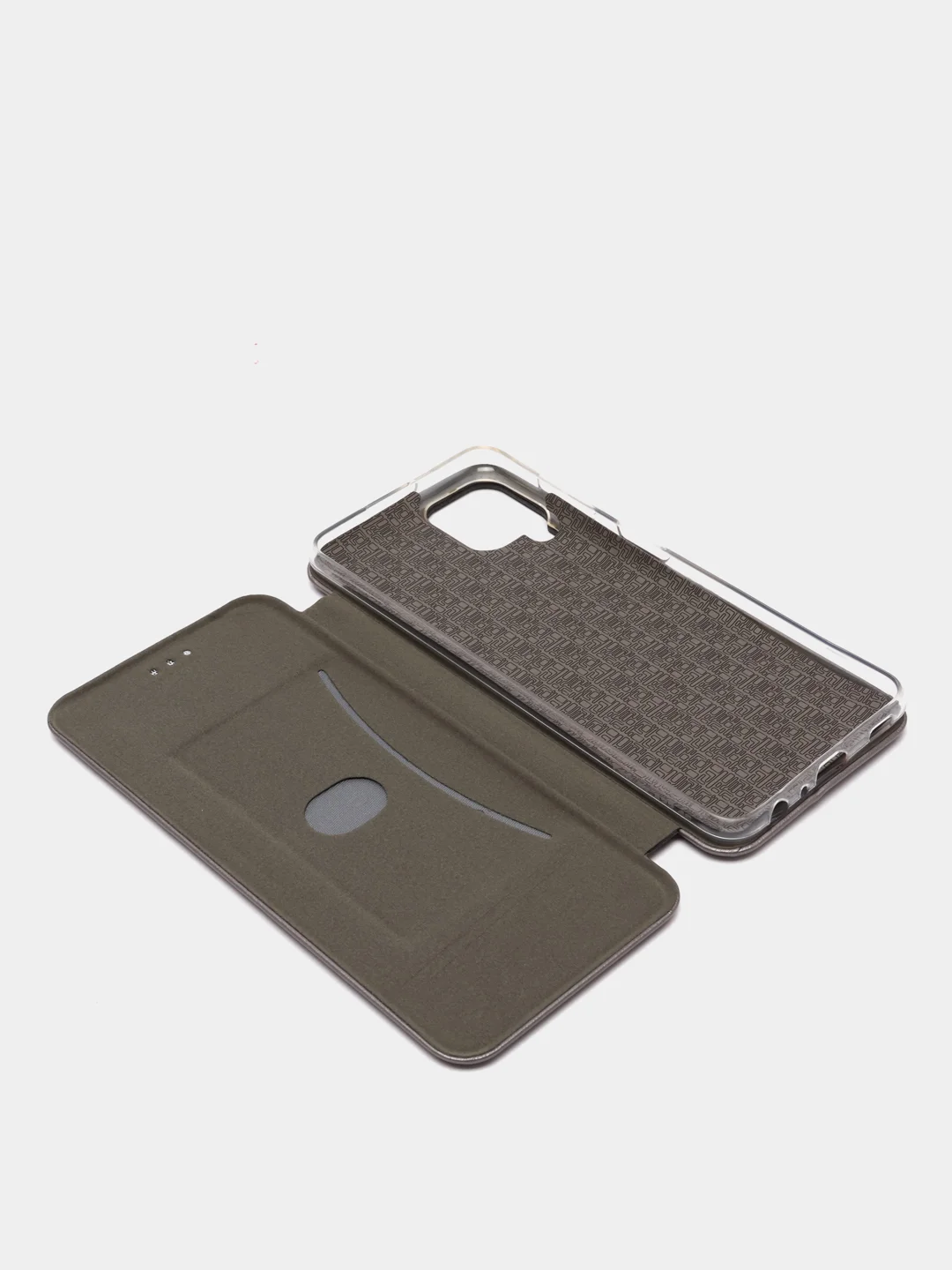 Серый чехол-книжка Samsung Galaxy A22 4G, M32, M22 (Самсунг Галакси А22, М32, М22)