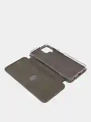 Серый чехол-книжка Samsung Galaxy A22 4G, M32, M22 (Самсунг Галакси А22, М32, М22)