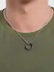 Серебряный властелин Колец, Кольцо Всевластия, 3 цвета (на цепочке)