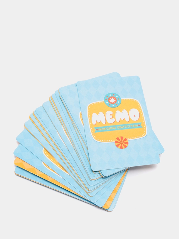 Игра настольная "МЕМО" Морские обитатели. Серия АКТИВ time