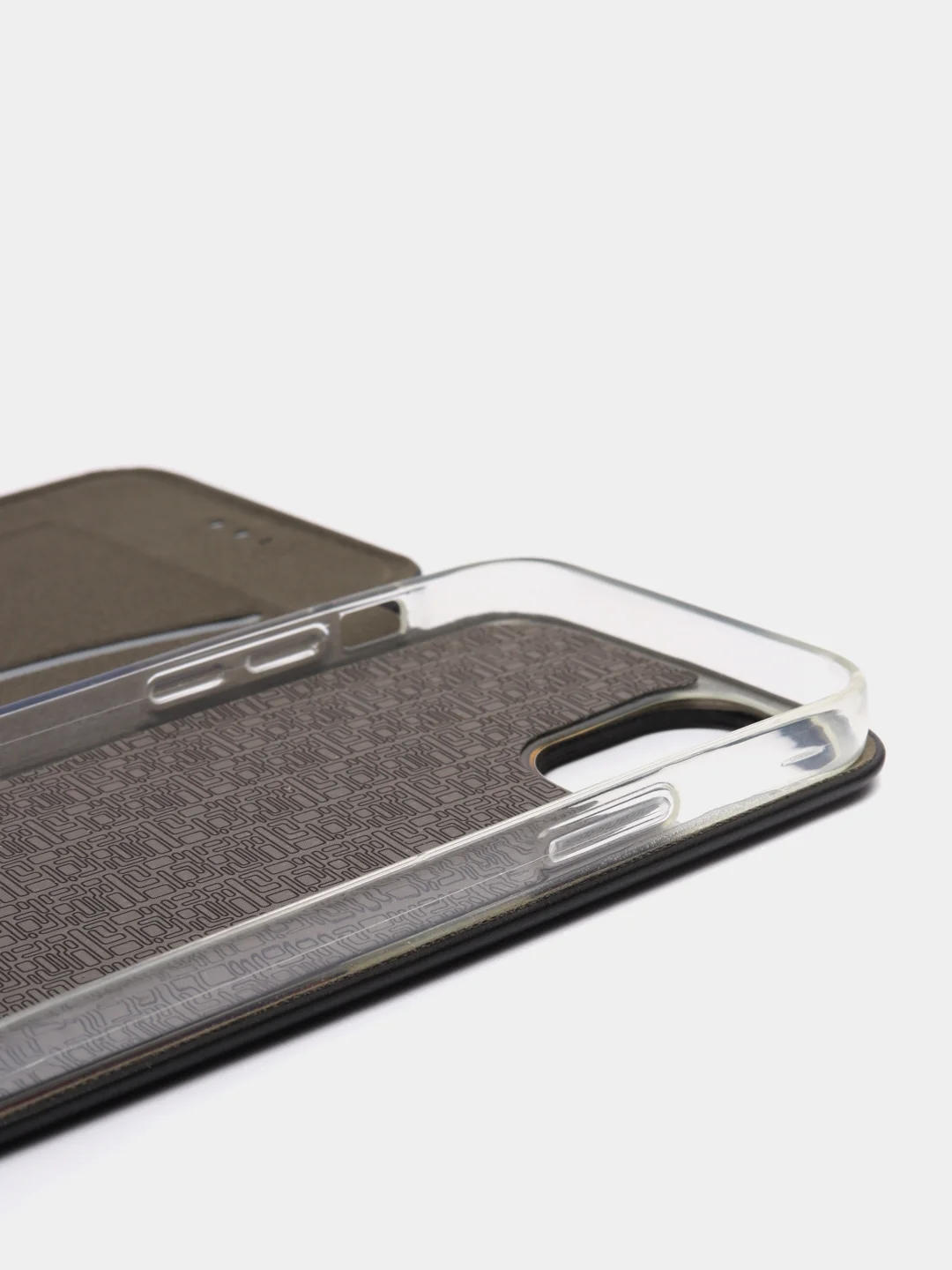 Черный чехол-книжка iPhone 12 Mini