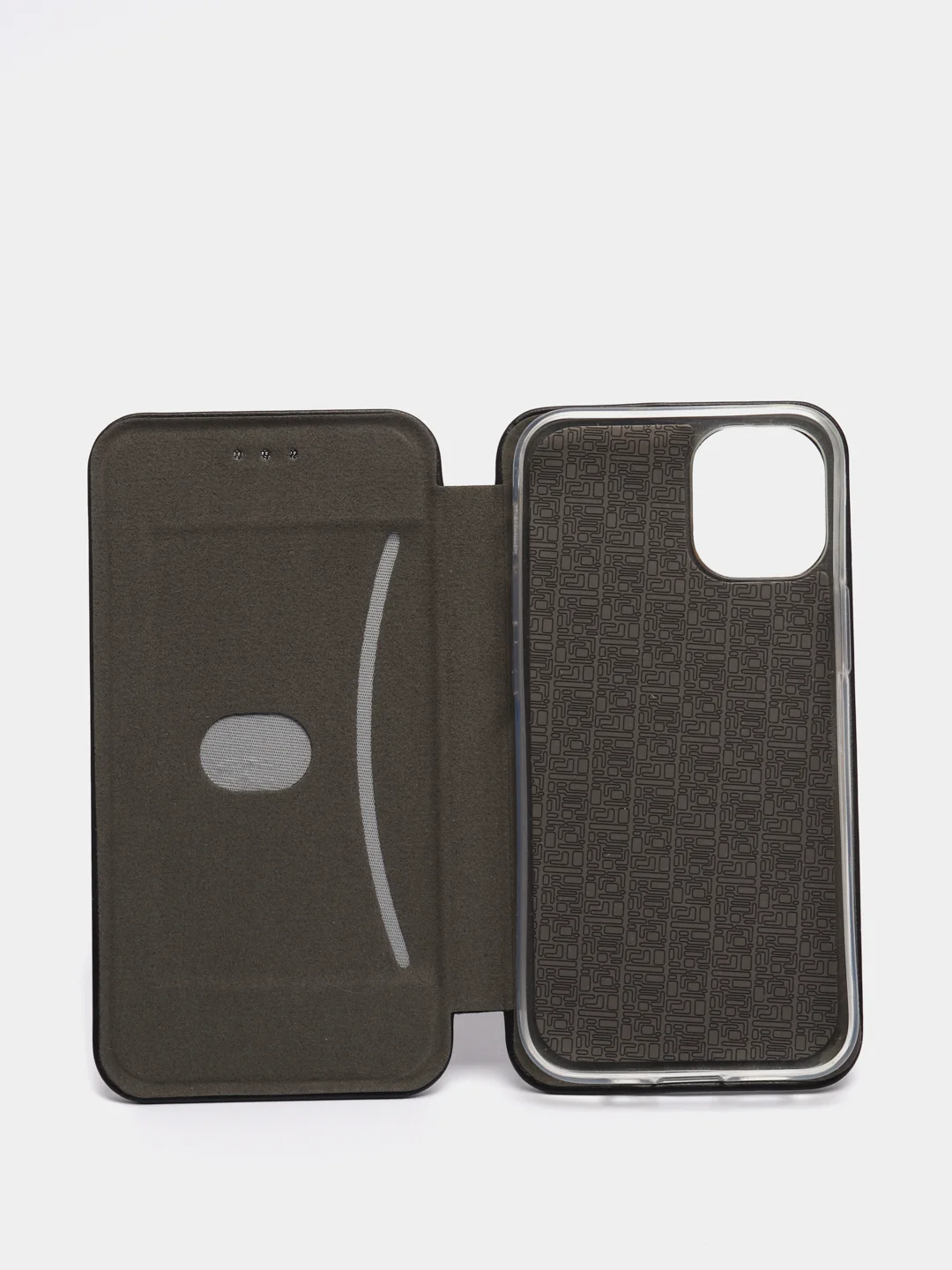 Черный чехол-книжка iPhone 12 Mini