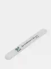 Пилка для ногтей E.co Nails "Для влюблённых в своё дело", прямая, серая, 100/180