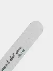 Пилка для ногтей E.co Nails "Для влюблённых в своё дело", прямая, серая, 100/180
