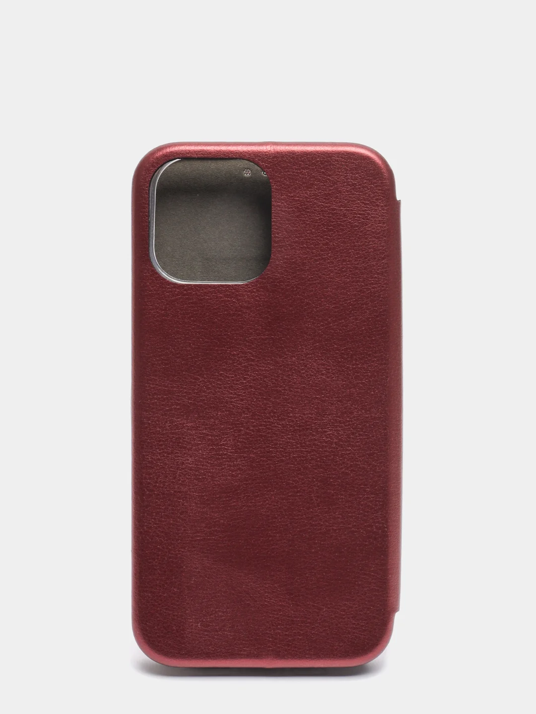 Бордовый чехол-книжка на iPhone 13 Pro Max