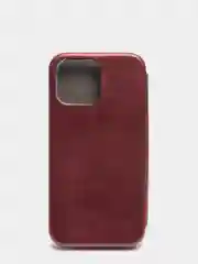 Бордовый чехол-книжка на iPhone 13 Pro Max