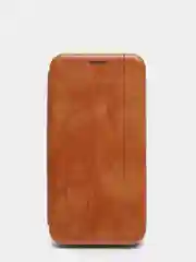 Коричневый чехол-книжка iPhone 12 PRO MAX