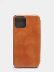 Коричневый чехол-книжка iPhone 12 PRO MAX