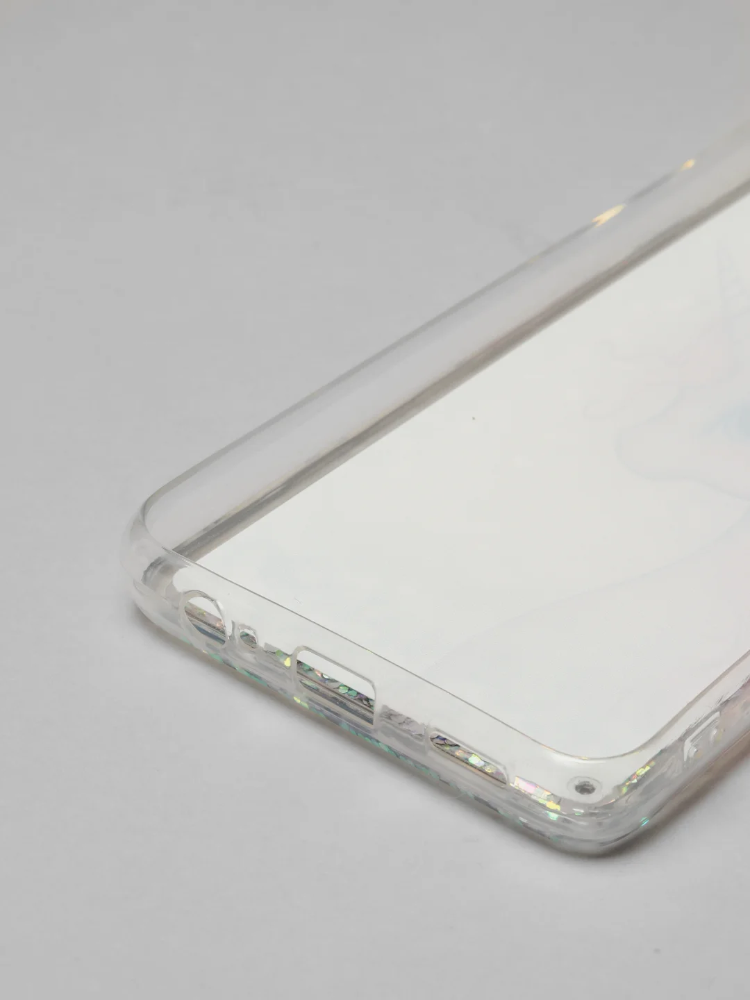 Белый чехол переливашка Xiaomi Note 9T