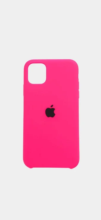 Кораллово-розовый чехол Silicone Case для iPhone 11