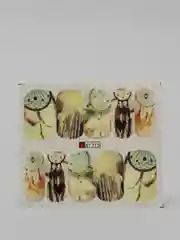 Желтый водные наклейки (слайдер) для маникюра