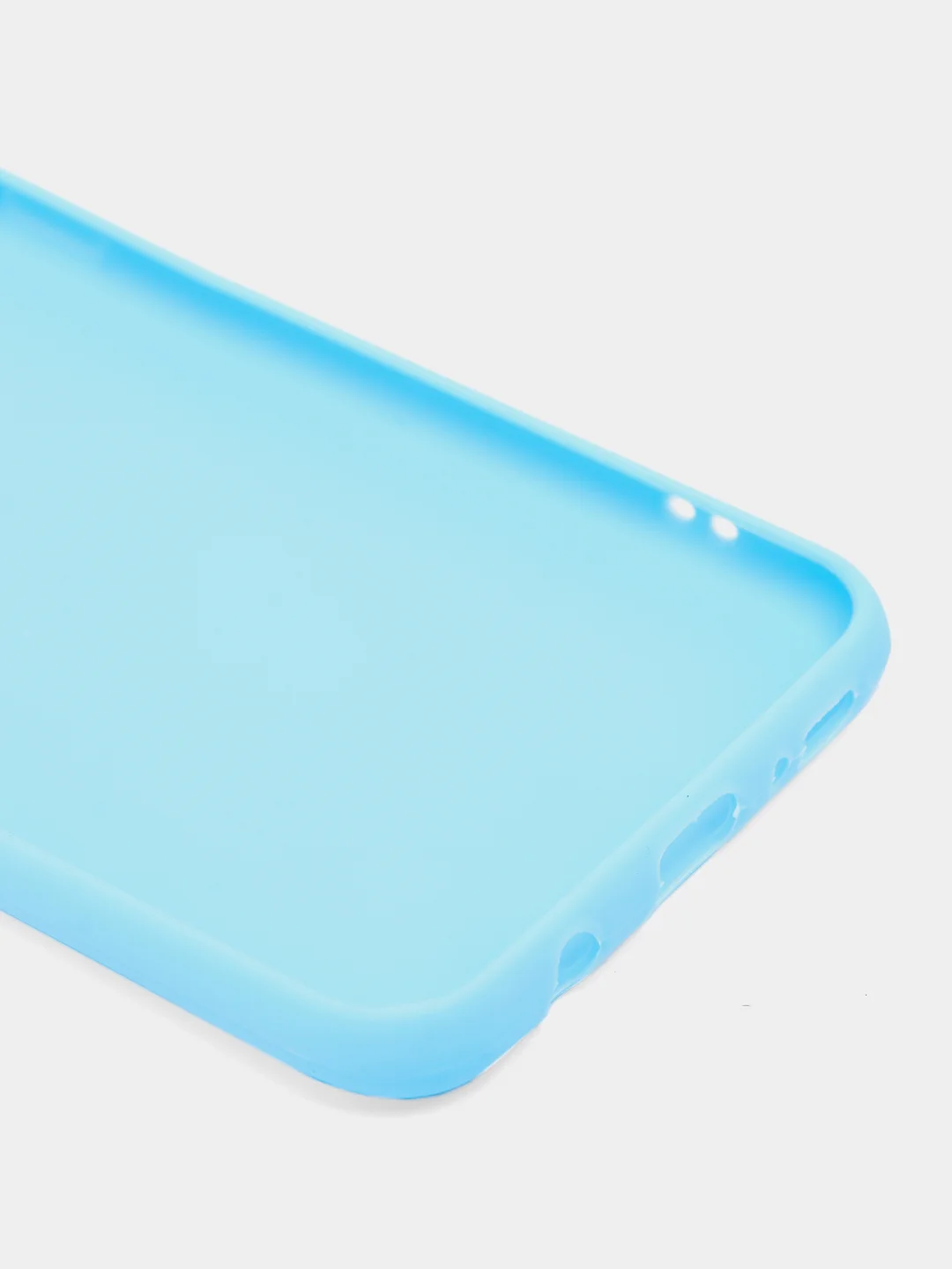 Голубой чехол Samsung Galaxy A50 / A50s / A30s / Самсунг Галакси А50 силиконовый цветной матовый