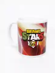 Багровый кружка с сублимацией "Brawl Stars", керамическая