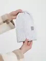 Серебряный шапка бини женская