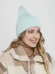Мятный шапка бини женская