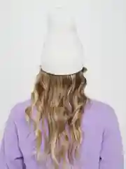 Белый шапка бини женская