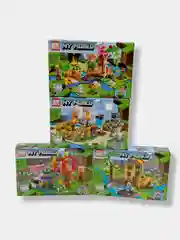 Конструктор 4в1 My World "Лагерь в лесу", 102-107 деталей